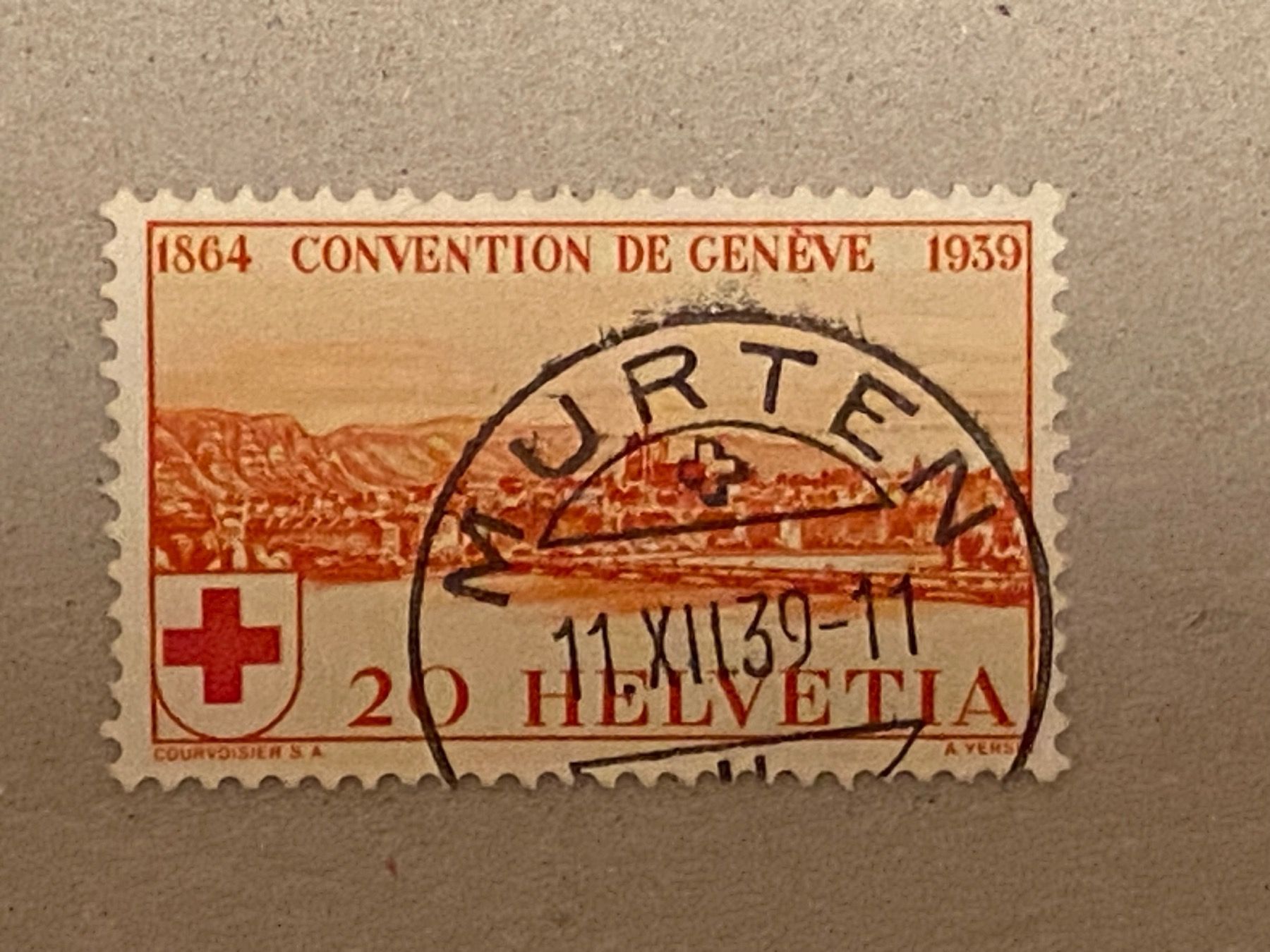 Tutti i francobolli: 240, dezentriertes Kreuz, Murten – Usato da Aarau venduto da hilde47 1