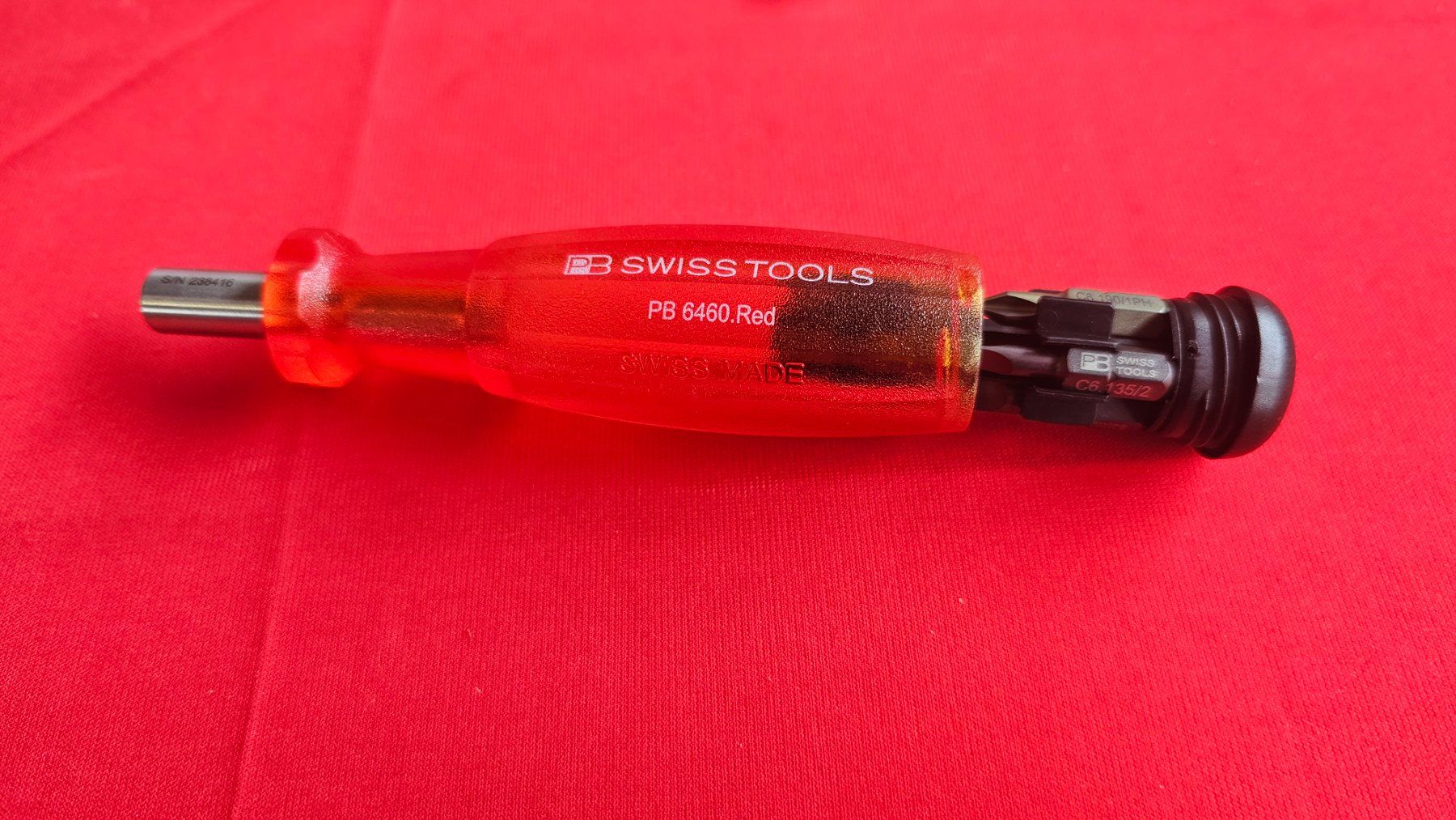 PB Swiss Tools Tutti gli attrezzi: PB Swiss Tools Insider red PB 6460 – Nuovo e nell'imballaggio originale da Koppigen venduto da Bracher_Mail-House 6