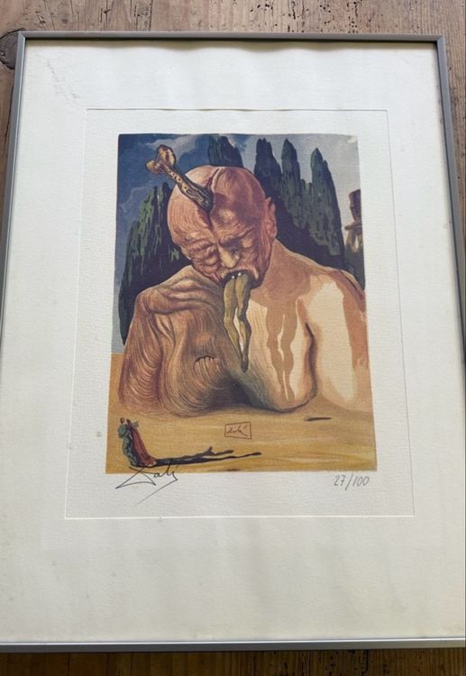 Salvador DALI : Othello - Lithographie originale signée