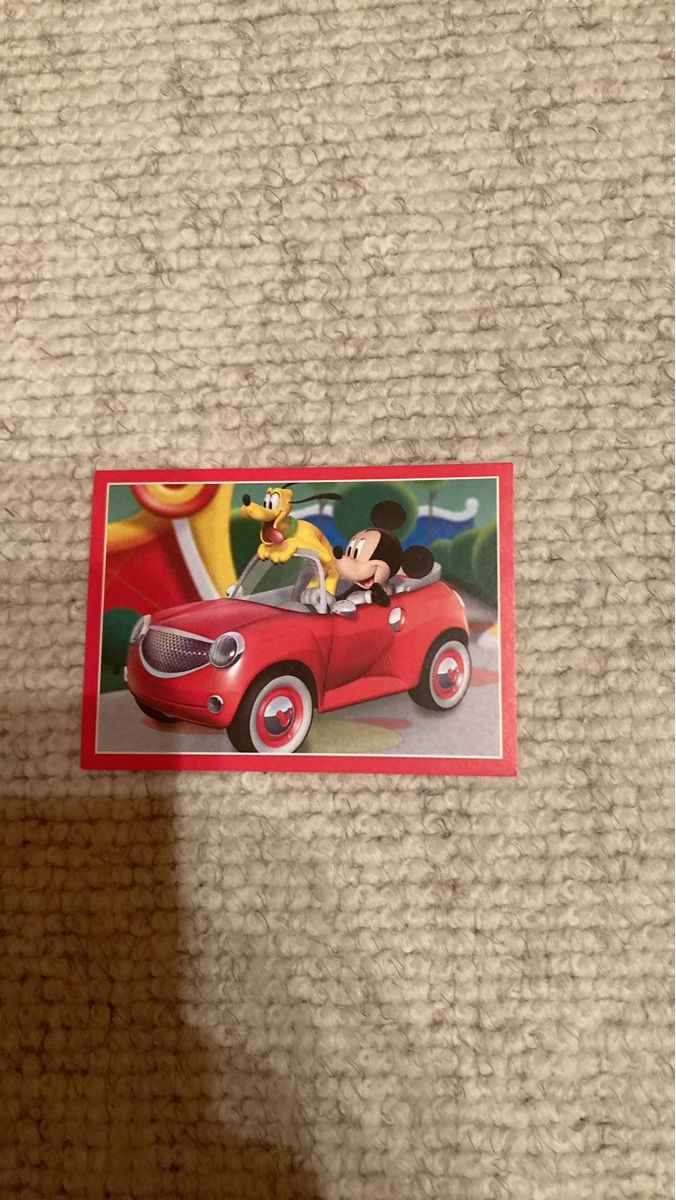 Disney Carte collezionabili: Carte Mickey et Pluto en voiture – Nuovo (secondo la descrizione) da Fontenais venduto da Jul_qv7b