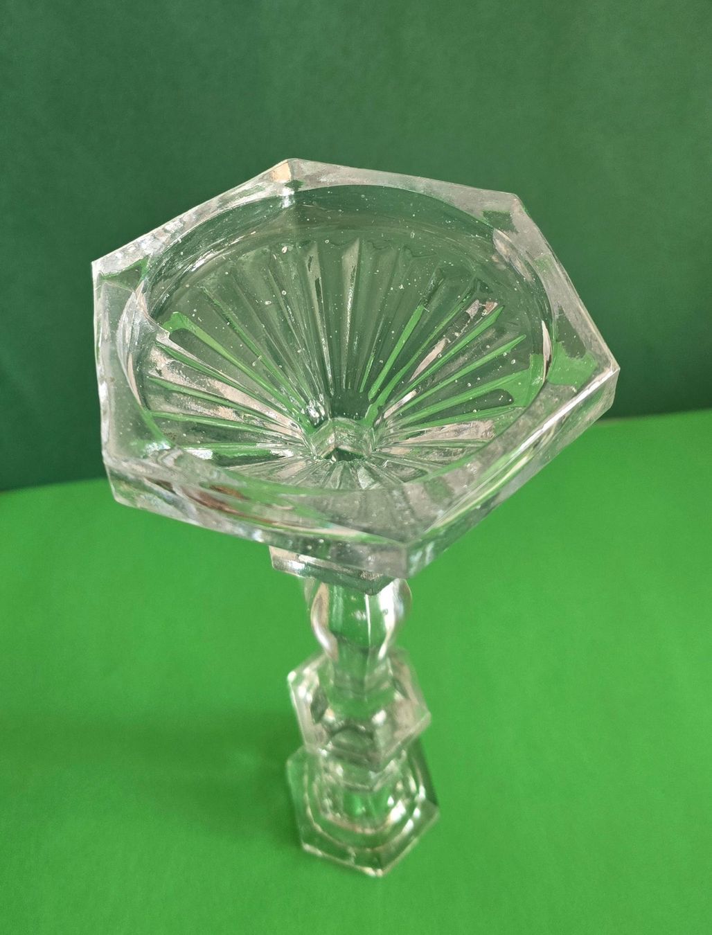 Portacandele: Art Deco  antiker Kerzenständer Glas – Usato da Rheinau venduto da MakalekaAloha 5