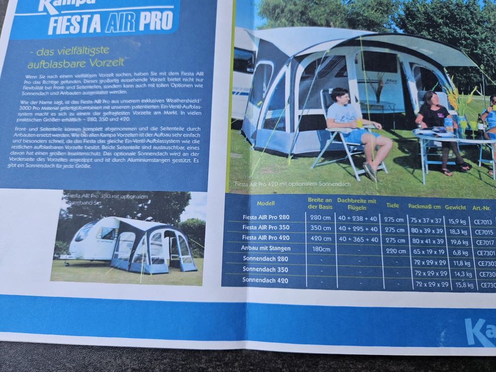 Kampa Fiesta Air Pro 350 Kaufen auf Ricardo