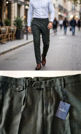 Hackett, sublime pantalon 100% laine vierge, neuf, W34 L32 !