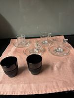 6 Nespresso Tassen mit 4 Unterteller