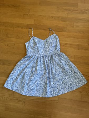 Robe fleurie bleu 
