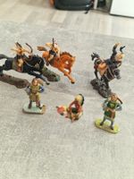 Antike Figuren Elastolin Western Indianer usw sehe Fotos 