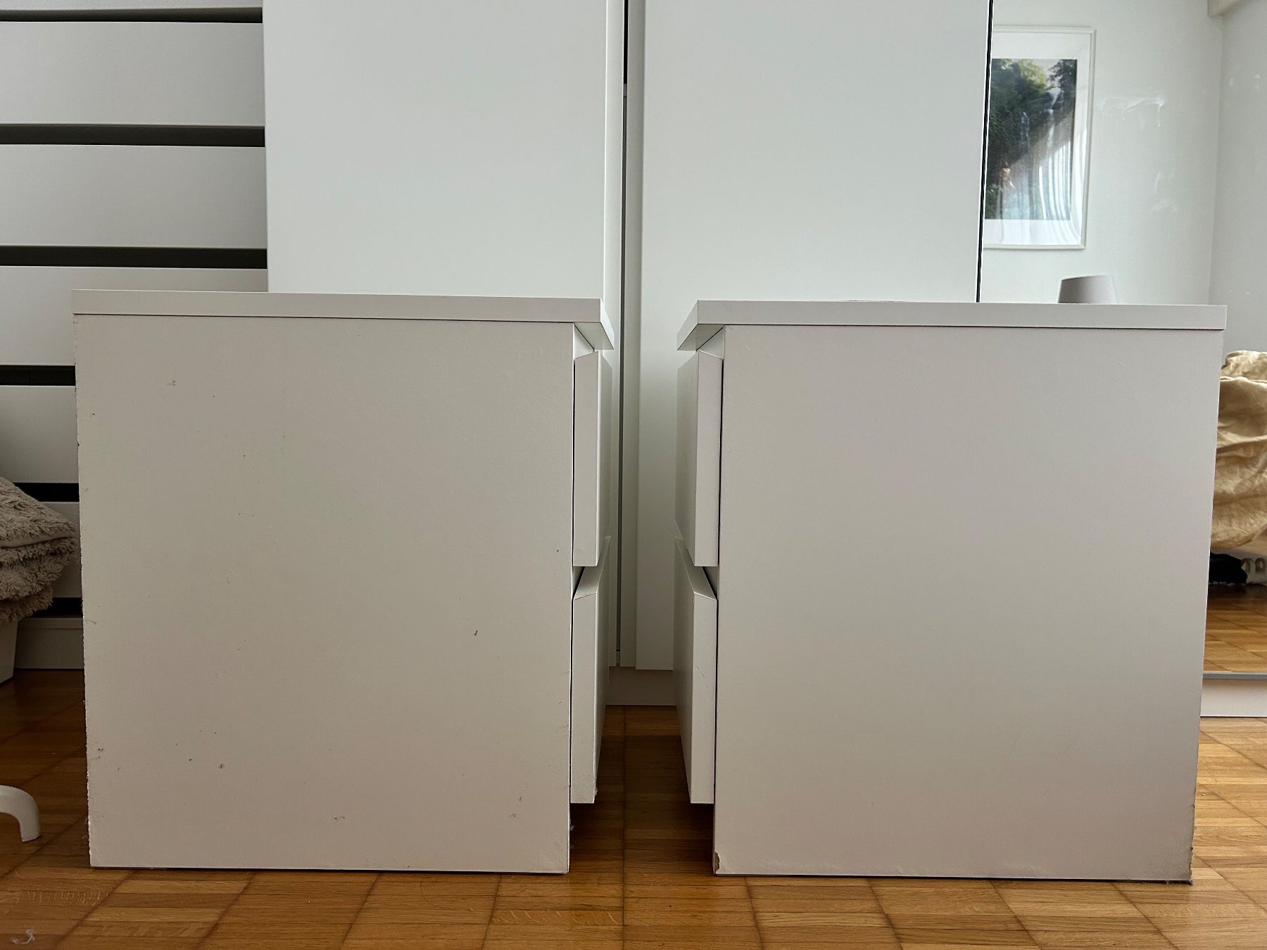 Ikea Comodini: Nachtkästchen weiss 2er Set Ikea – Usato da Bern venduto da ipds 2