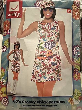 Costume anni 60 completo con stivali taglia 38