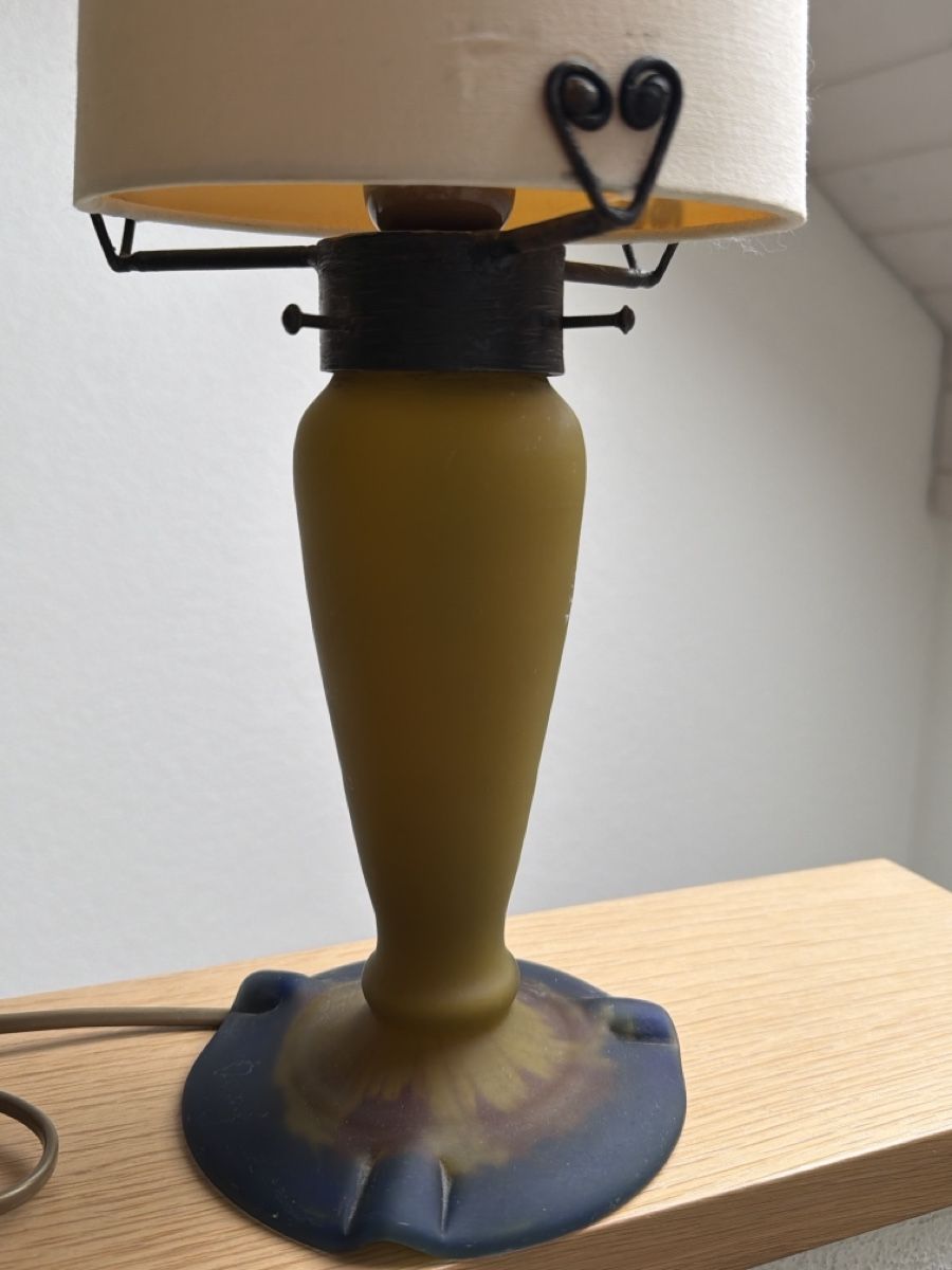 Lampen: Lampe antik, Degué Frankreich. – Gebraucht aus Biberist von Momo33 2
