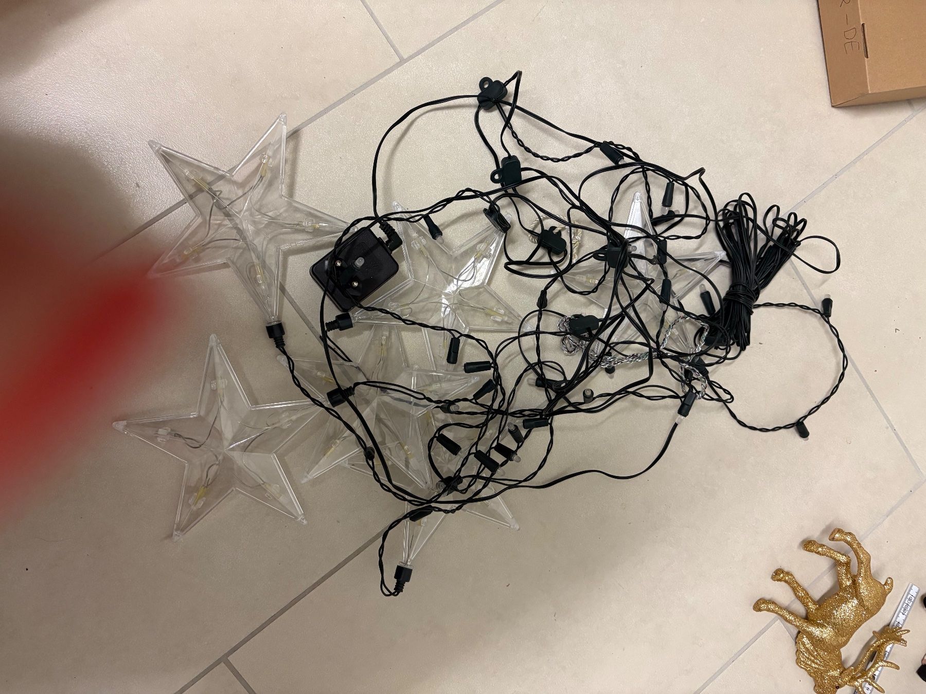 Ghirlande e barre luminose: Lichterkette Sterne transparente gebraucht – Usato da Basel venduto da Tierschutz-Flohmi 2