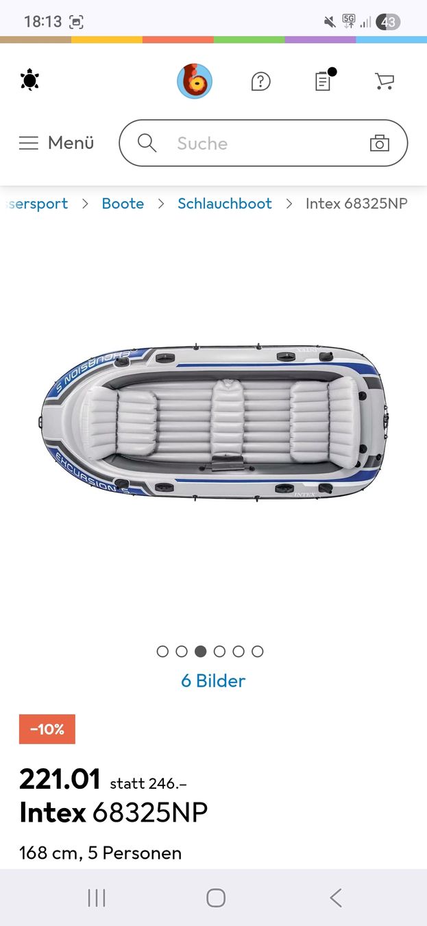 Boote: schlauchboot – Neu (gemäss Beschreibung) aus Bettlach von iva_p2z2 3