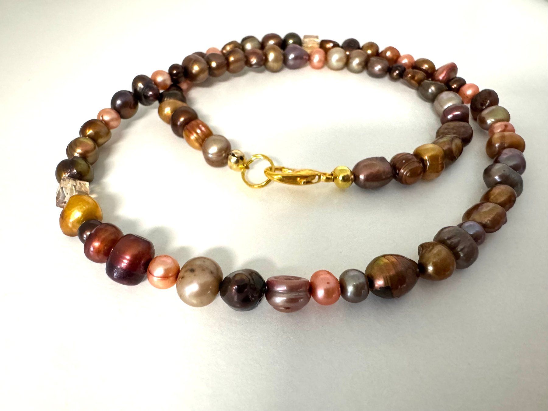 Catenine: Halskette Zuchtperlen, Kunstelemente – Nuovo (secondo la descrizione) da Biberist venduto da tl-schmuck 2