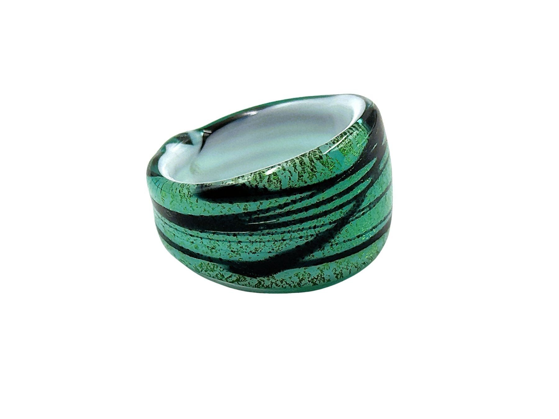 Murano Anelli: Ring Murano Glas G 55 Breite 14mm – Nuovo e nell'imballaggio originale da Oberkulm venduto da Murano-Schmuck 2