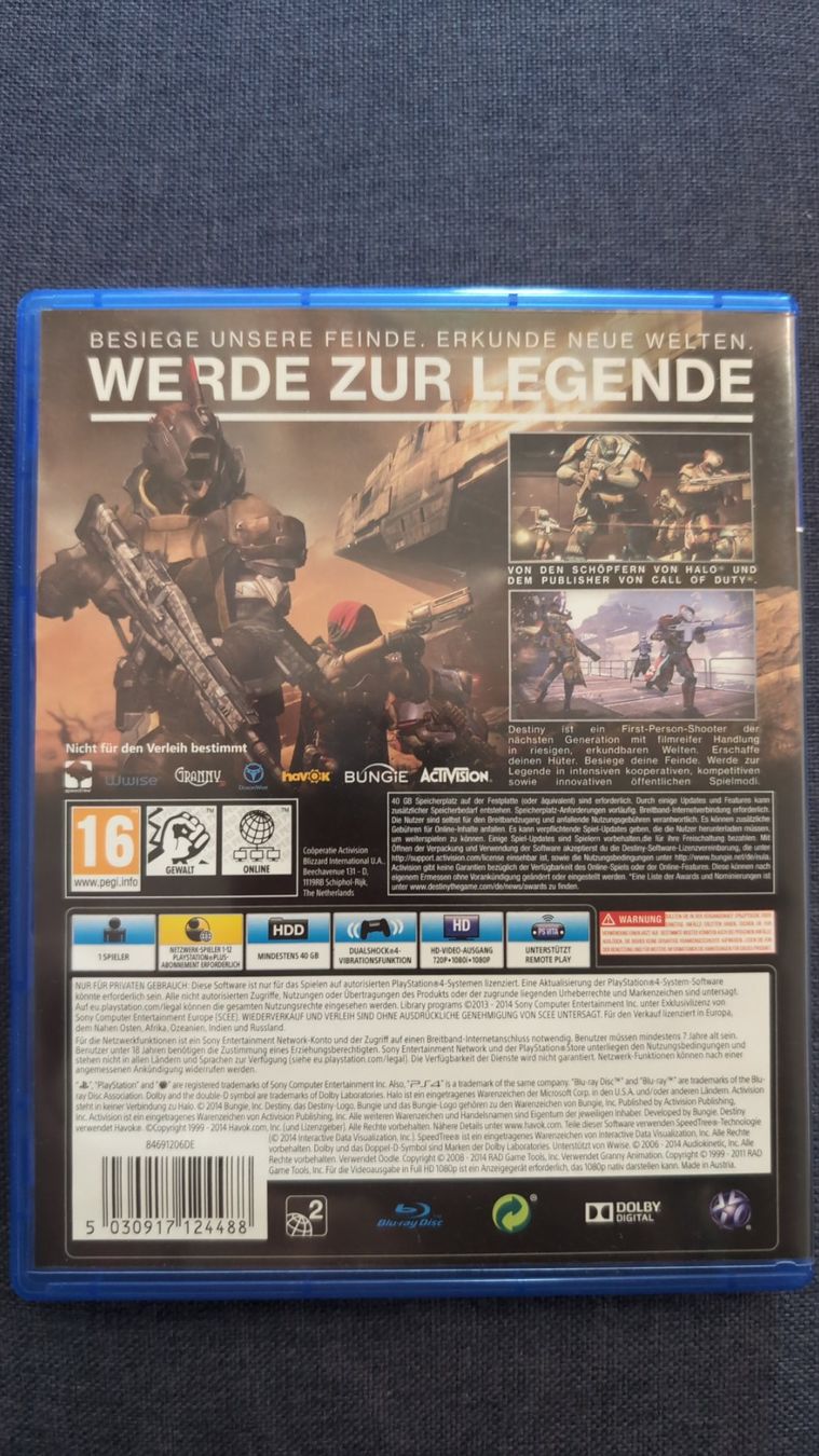 Giochi: Destiny PS4 – Usato da Zürich venduto da man_8hdl 1