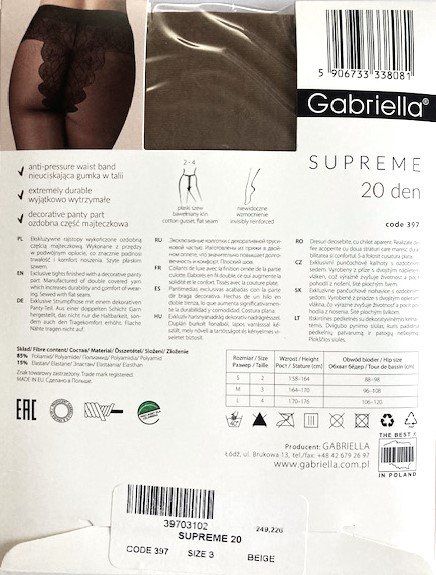 Calze & Collant: Strumpfhose Gabriella Supreme – Nuovo e nell'imballaggio originale da Menziken venduto da ABA60 1