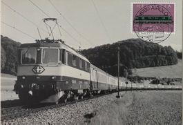 Maximumkarte, Philatelie, SBB, Lokomotive