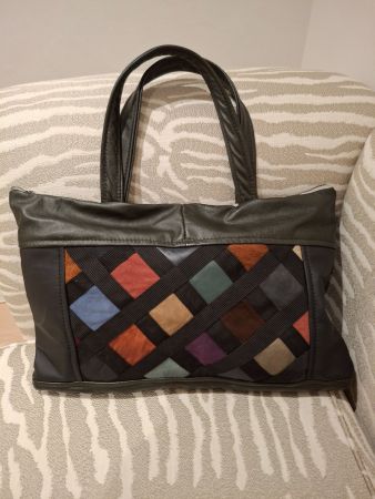 Edle Handtasche, Echtleder, Top Zustand,