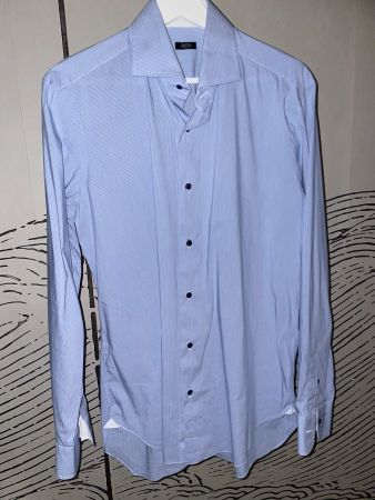 Barba Napoli Hemd Gr. 40 Blau