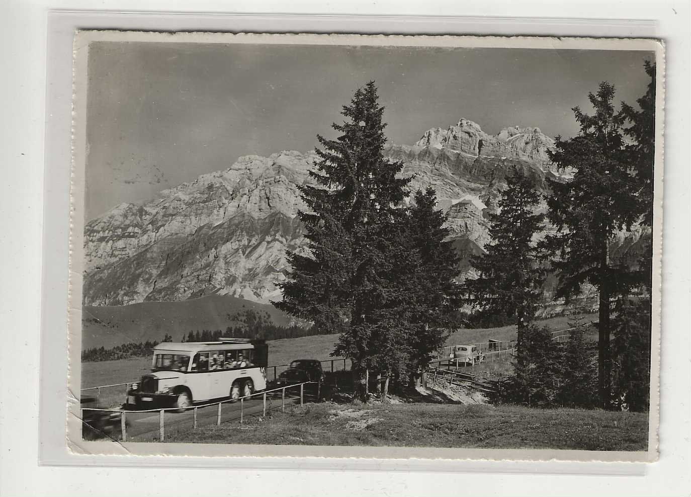 Cartoline postali: Postauto, Schwägalp, 1943 – Usato da Spiez venduto da Niesen20