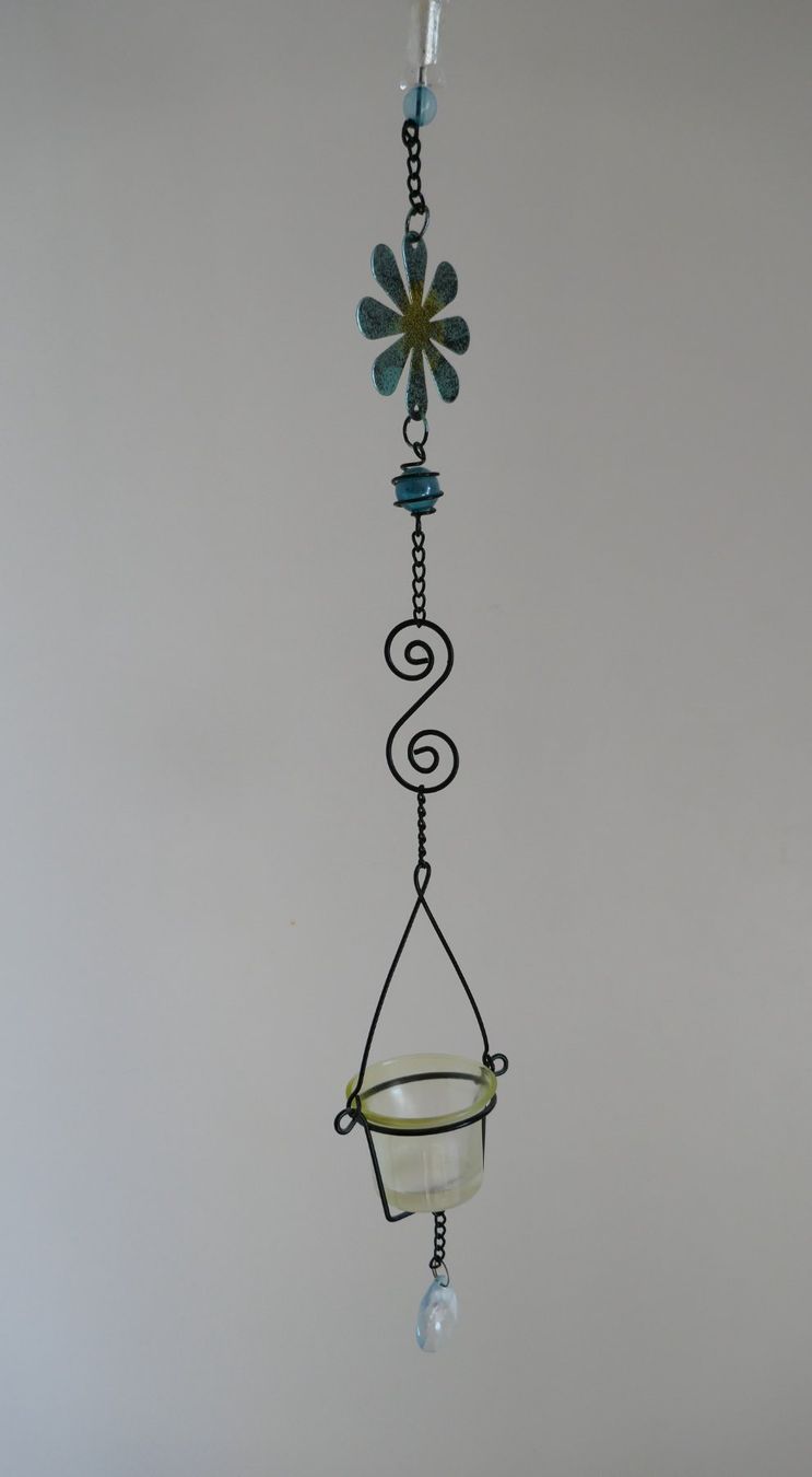 Tutte le decorazioni: Dekokette mit Windlicht Eidechse, 88 cm lang – Usato da Port venduto da uzuku 2