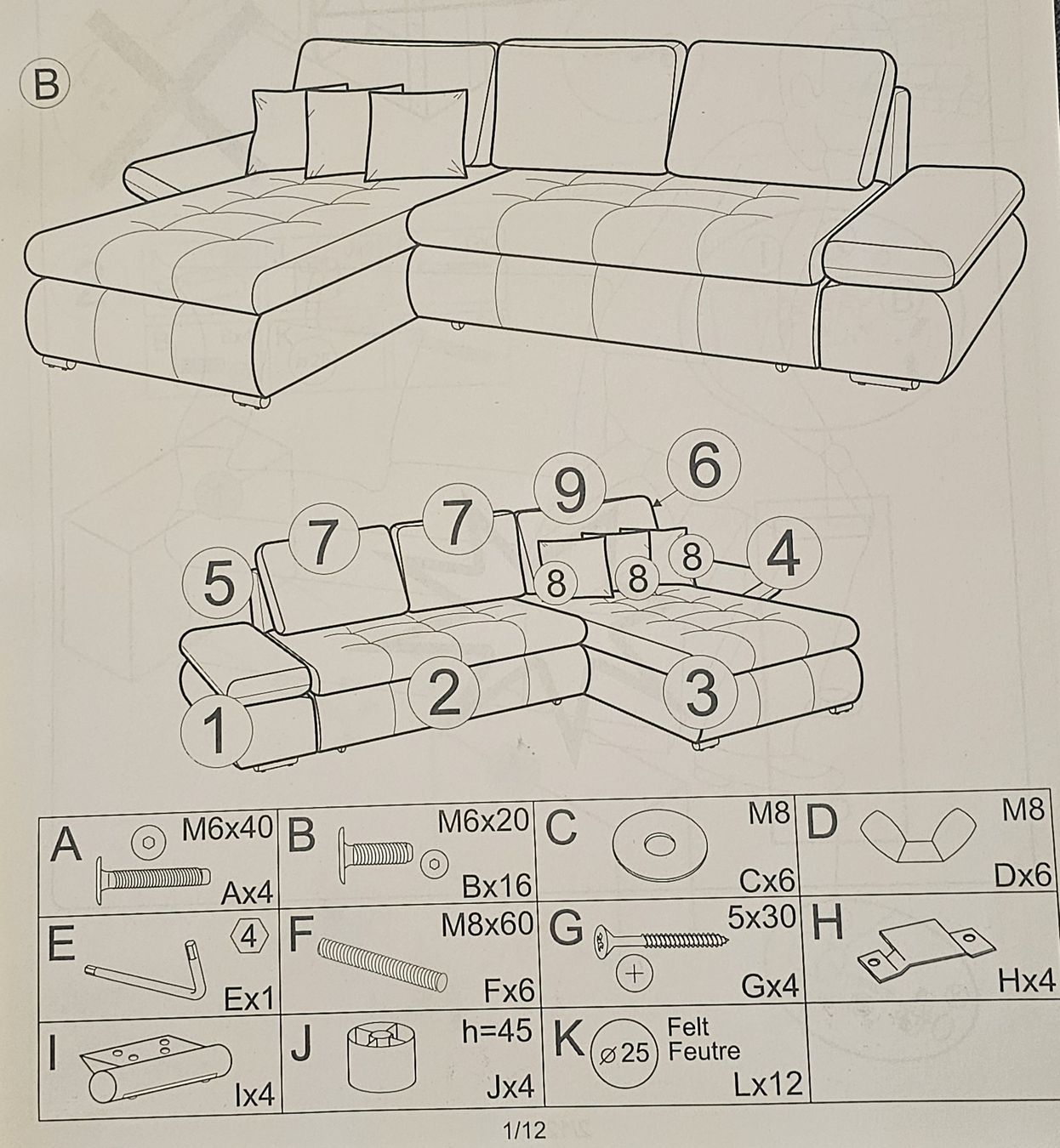 Divani: jähriges Ecksofa – Nuovo (secondo la descrizione) da Kirchleerau venduto da hardo1964 3
