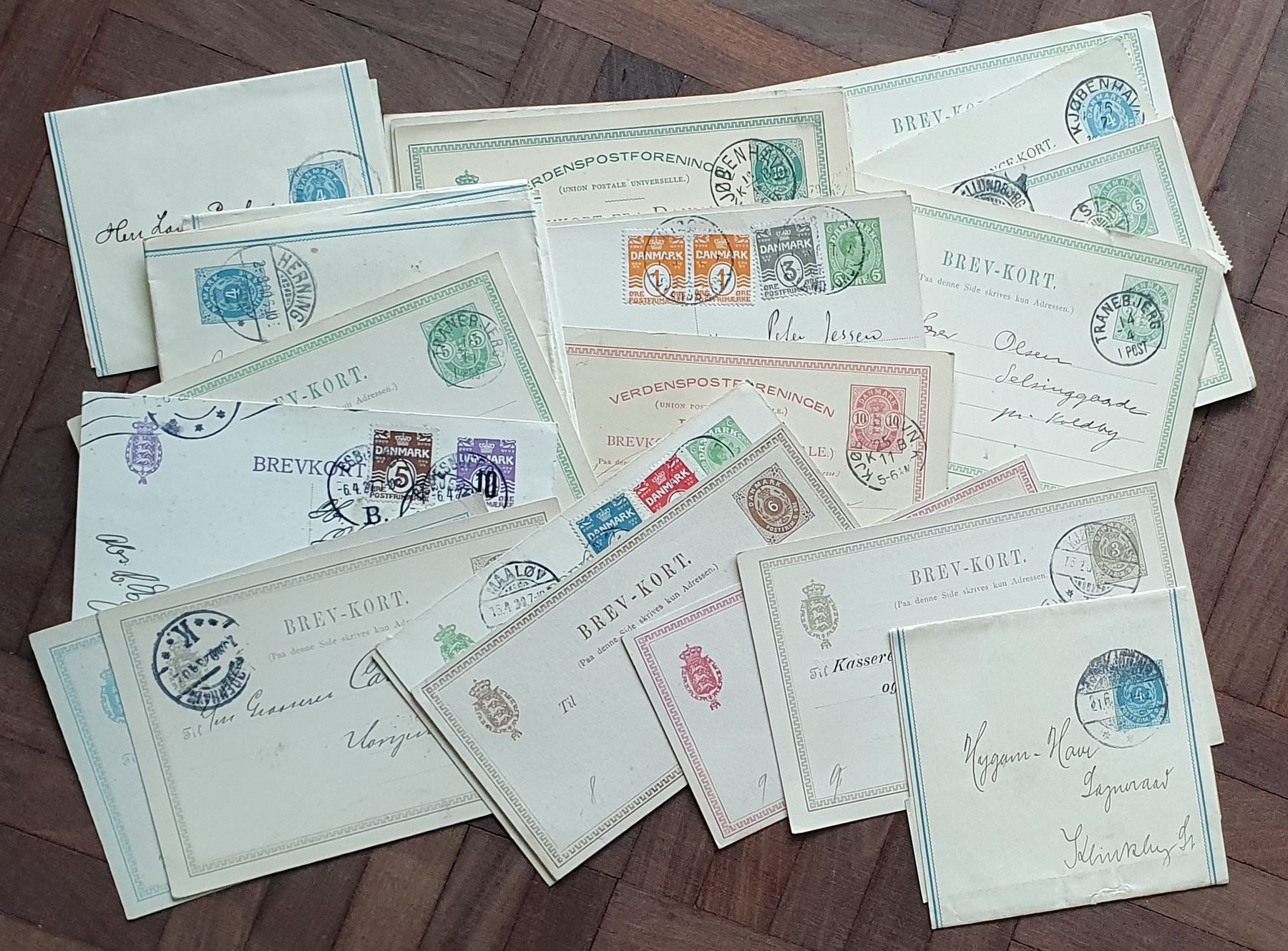 Alle Briefmarken: Lot ältere Ganzsache Dänemark – Gebraucht aus Kreuzlingen von Rschweiz1