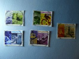 2000 Dauermarken Tourismus Ersttag 1000-1004 Vollstempel