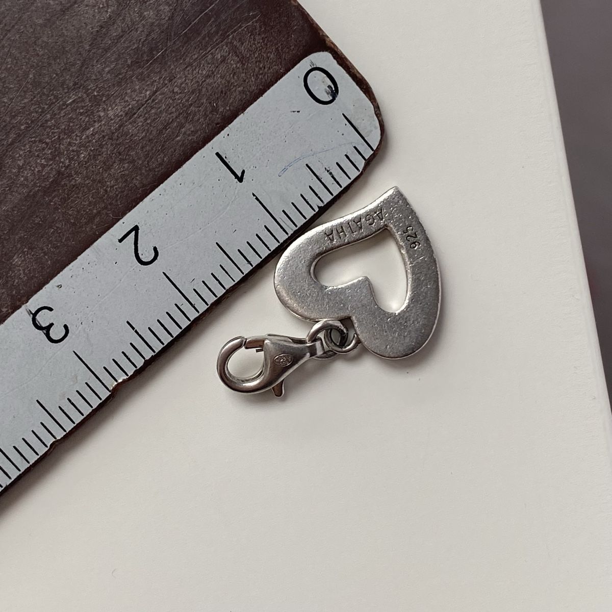 Anhänger: Silber 925 Herz Charms rot – Gebraucht aus Givisiez von dor_xb9k 1