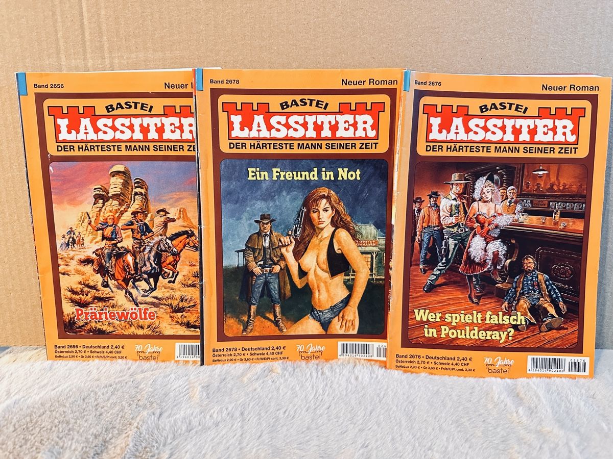 Fumetti: Bastei Lassiter Western-Comics Konvolut 9 Stk. – Usato da Hägendorf venduto da tyl_kzs2 2