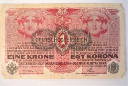 1 Krone Banknote 1916