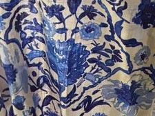 Ulla Popken Pantaloni: Ulla Popken Hose/Bluse blau/weiss gemustert, Grösse XL, neu – Nuovo e nell'imballaggio originale da Reinach BL venduto da santrian 5