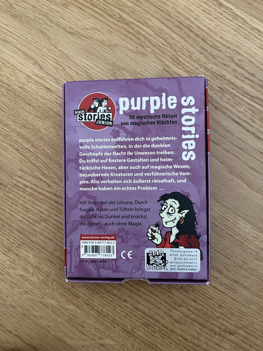 Giochi: Purple Stories Kartenspiel – Usato da Oberdorf SO venduto da retowolf 1