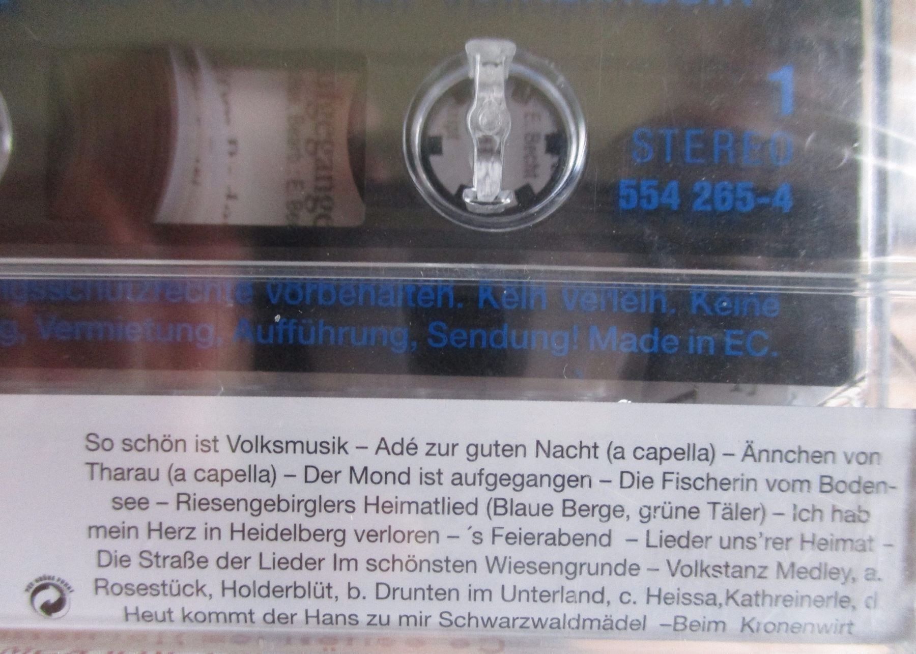 Musicassette: Gotthilf Fischer / Kassette / MC – Nuovo e nell'imballaggio originale da Flumenthal venduto da novbra 1