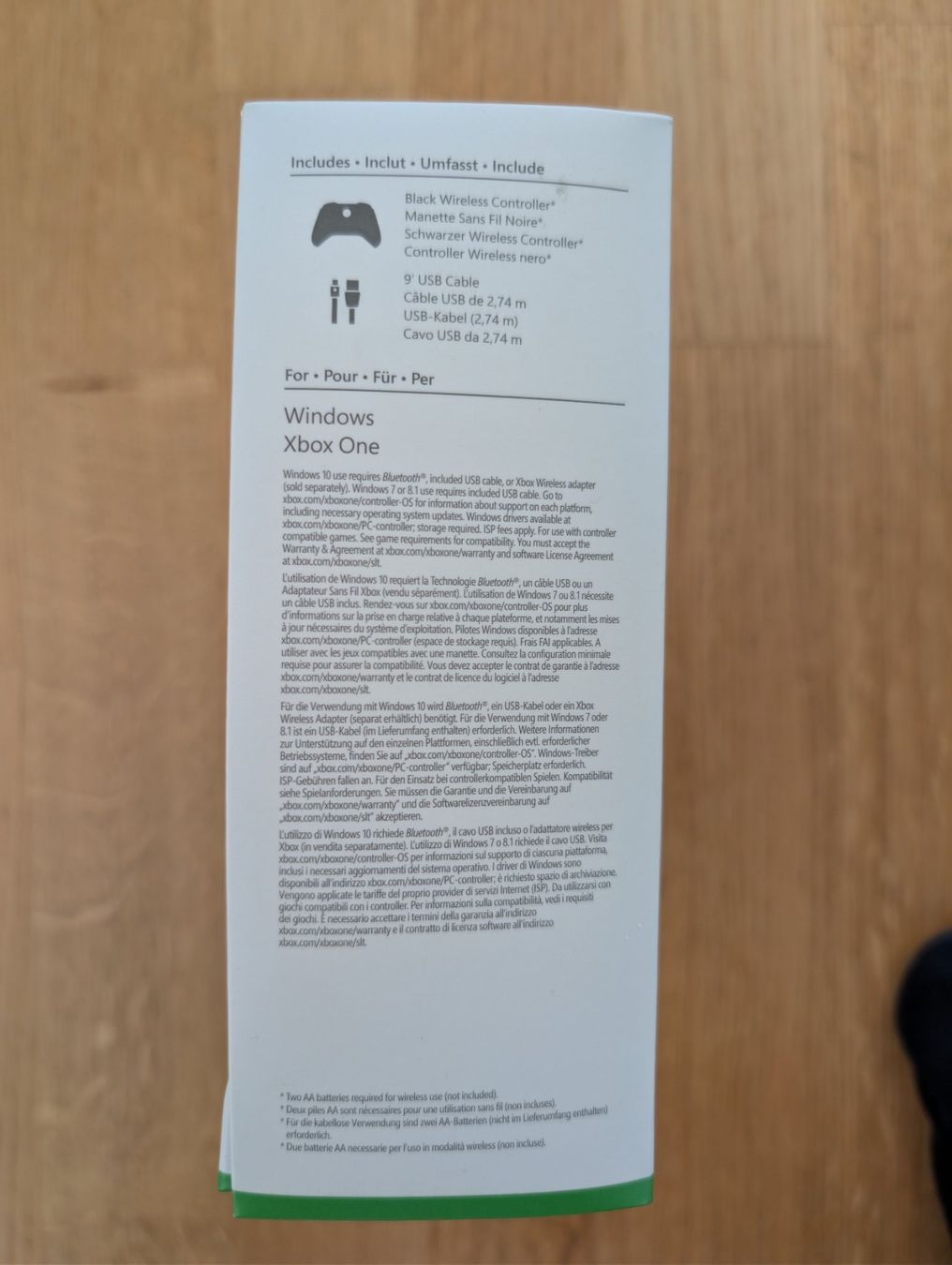 Microsoft Controller: Microsoft Xbox One Windows Wireless Controller + USB-Kabel – Usato da Basel venduto da Yugius 3