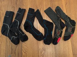 3 paires de chaussettes de randonnée - hiver - 39-41