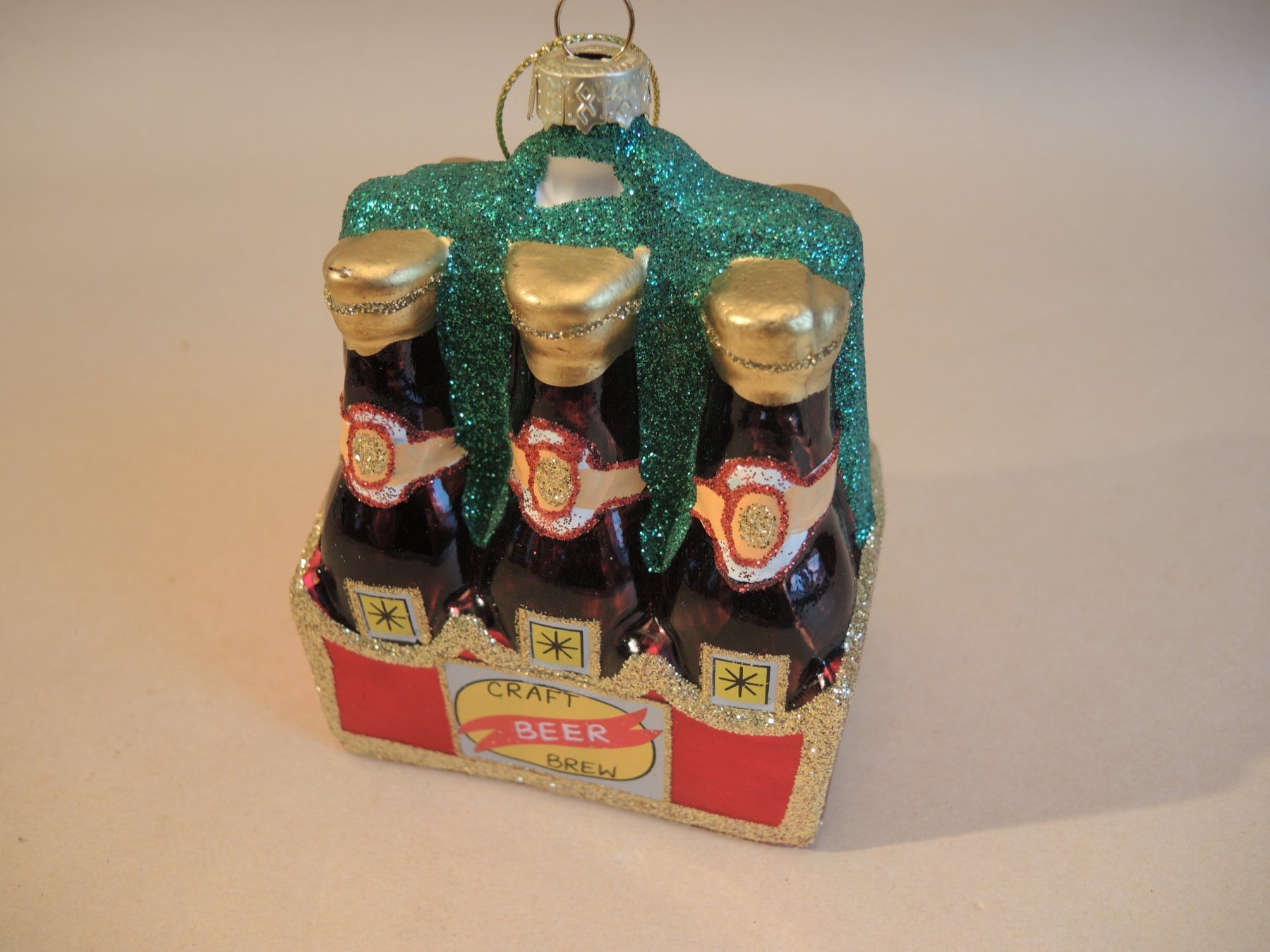 Tutte le decorazioni: Weihnachtsbaumschmuck SIXPACK beer Glas Christbaum Kugel – Usato da Rorschach venduto da maeck8 7