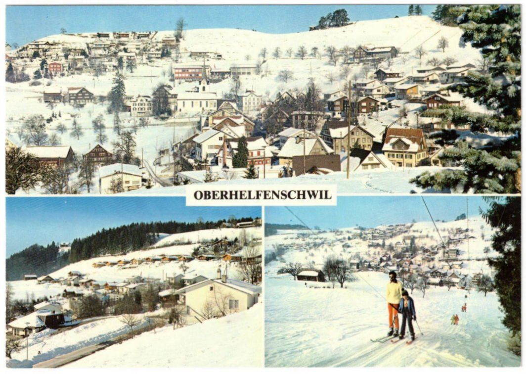 Cartoline postali: Oberhelfenschwil - 3 Bild AK – Usato da Binningen venduto da Mountainrider