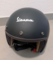 Vespa Jet Helm Grösse L (60), schwarz, Leder-Rand