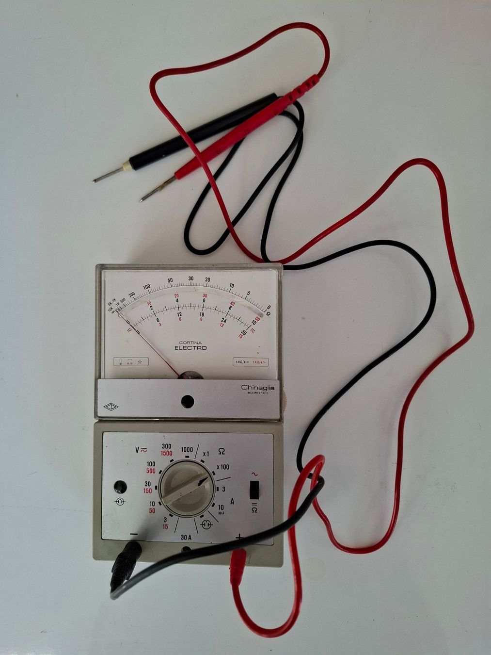 Misurare: Volt Ampere Ohm Messgerät, CHINAGLIA Belluno, Multimeter – Usato da Dussnang venduto da webe1957