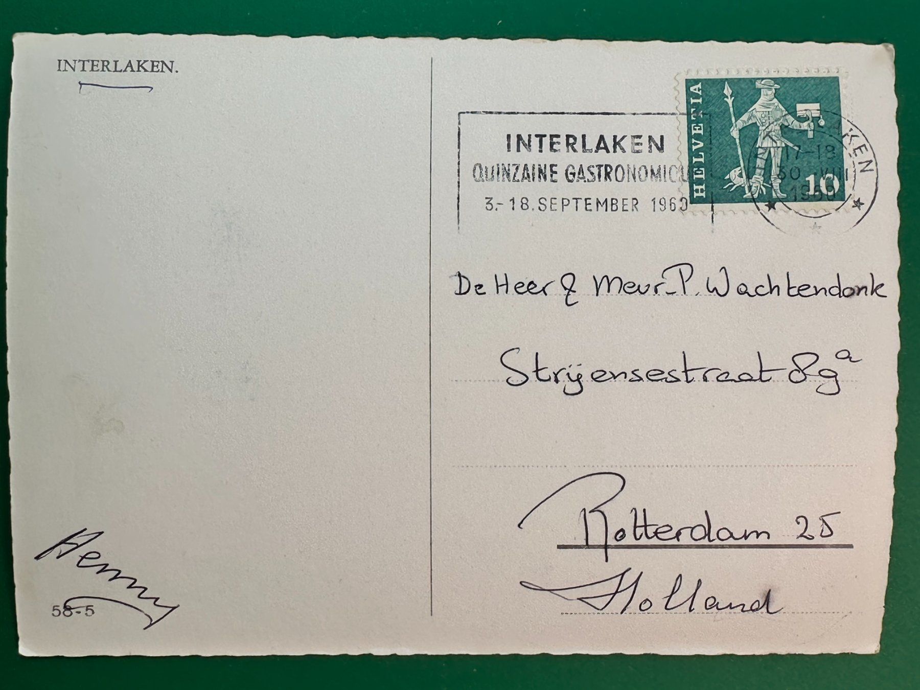 Cartes postales: Interlaken - belebt - Oldtimer - VW-Käfer – D'occasion à Steg VS par _vinci_ 1