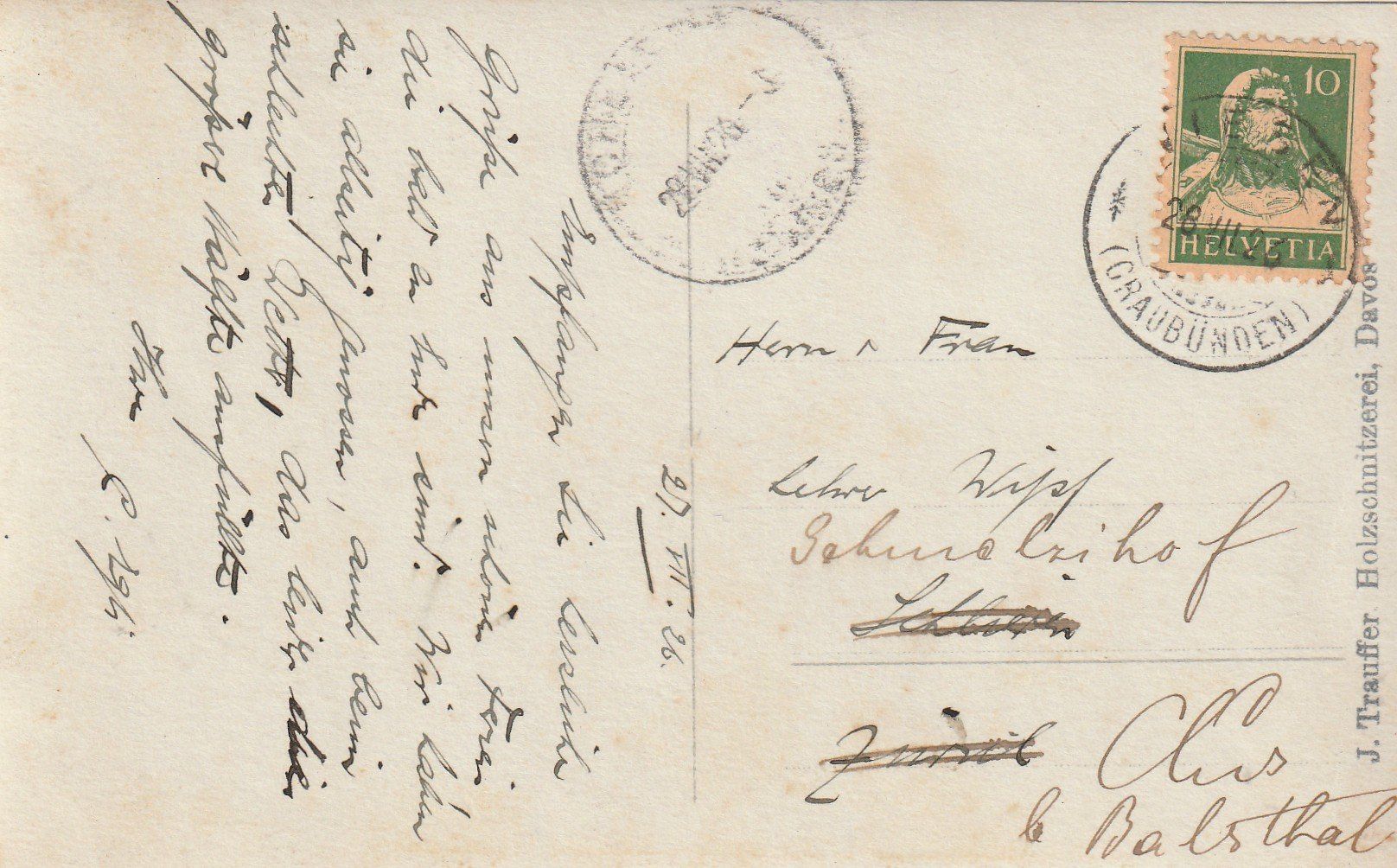 Cartes postales: Wiesen – D'occasion à Rorschacherberg par fratovi2 1
