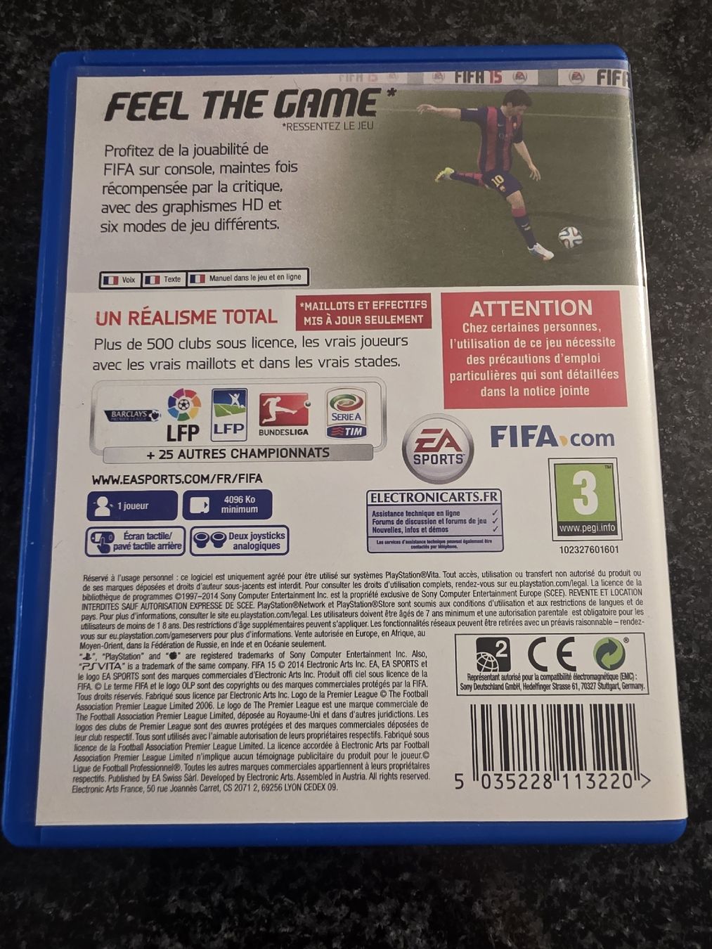 Spiele: Fifa 15 PS Vita – Gebraucht aus Chavornay von Crash37 1