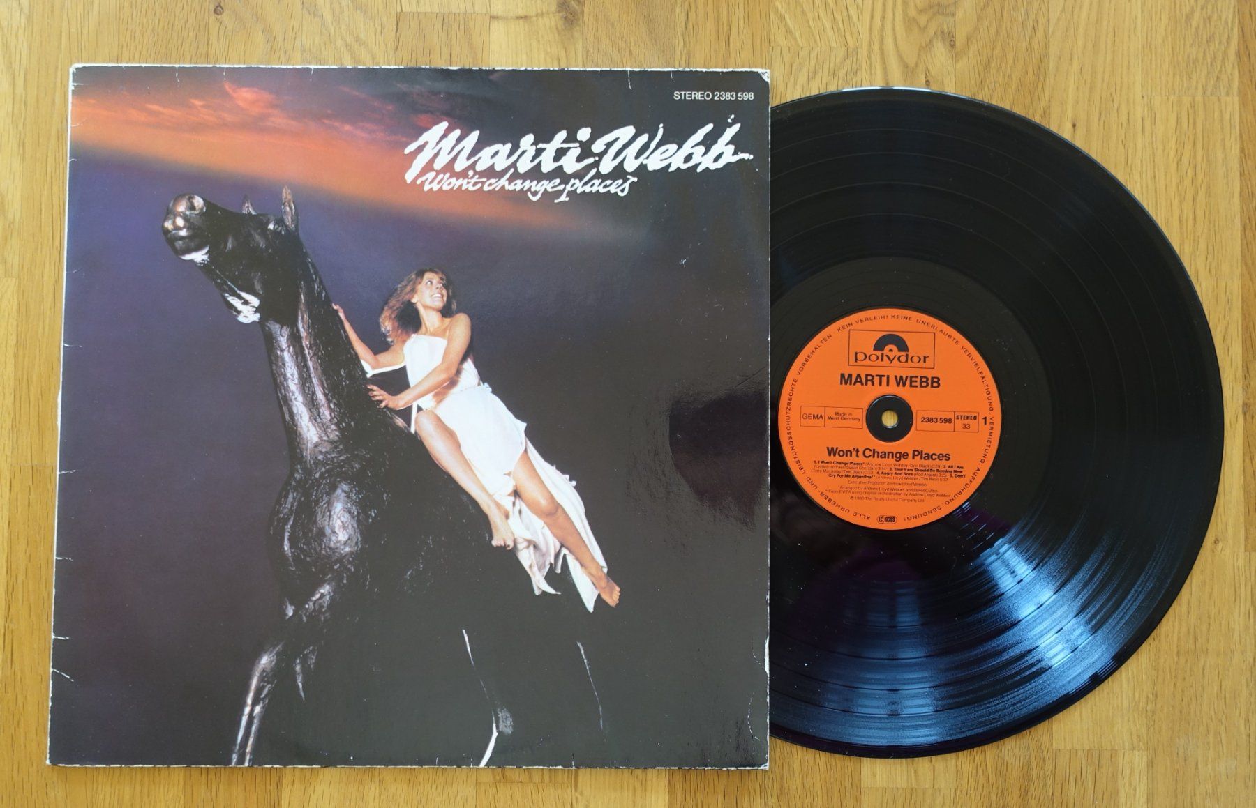 Schallplatten: Marti Webb – Won't Change Places - T10 – Gebraucht aus Sessa von discoverymedia