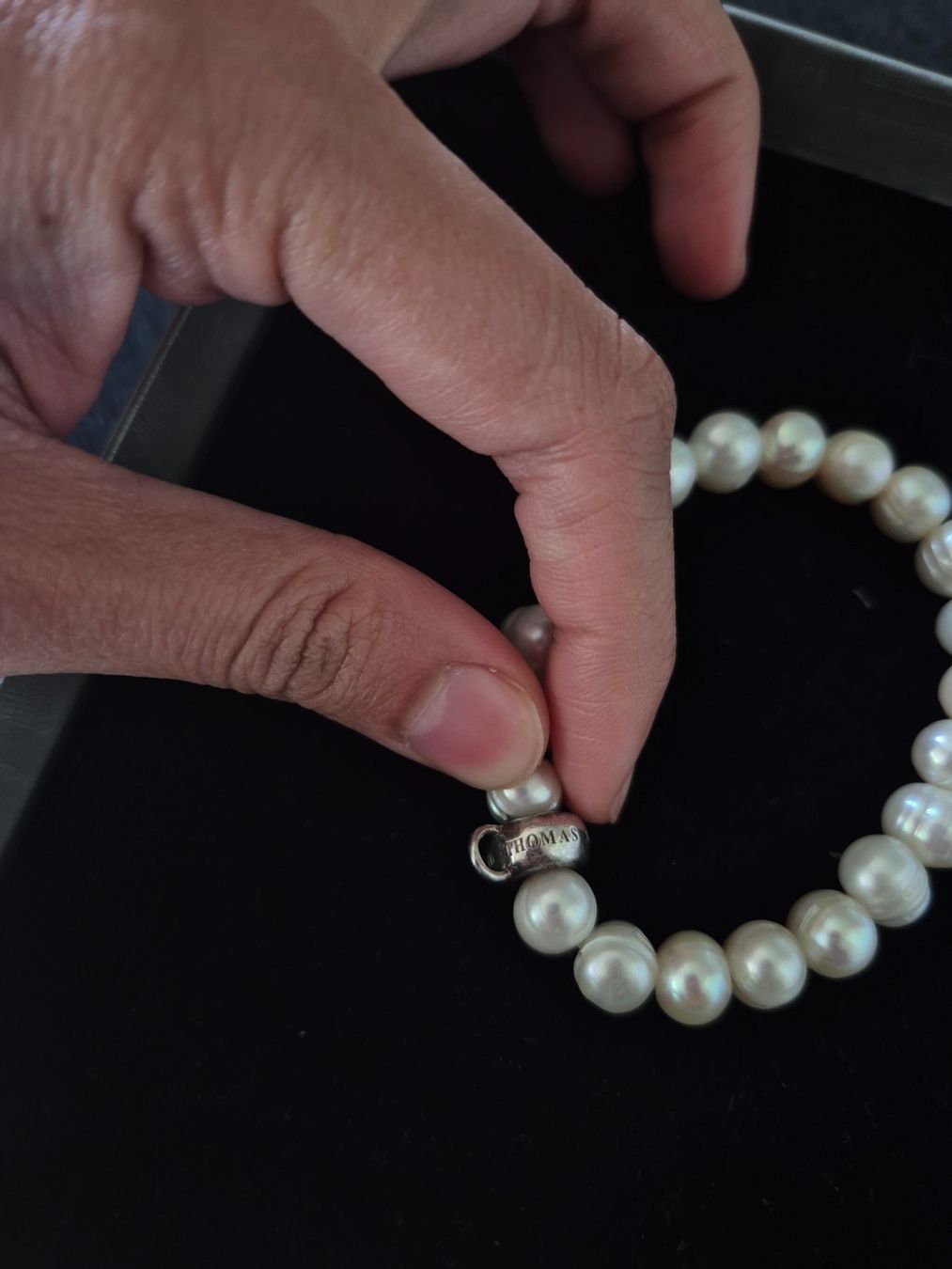 Thomas Sabo Bracciali & Braccialetti: Thomas Sabo Charm Armband aus Süsswasserzuchtperlen – Usato da Kloten venduto da gupnik 3