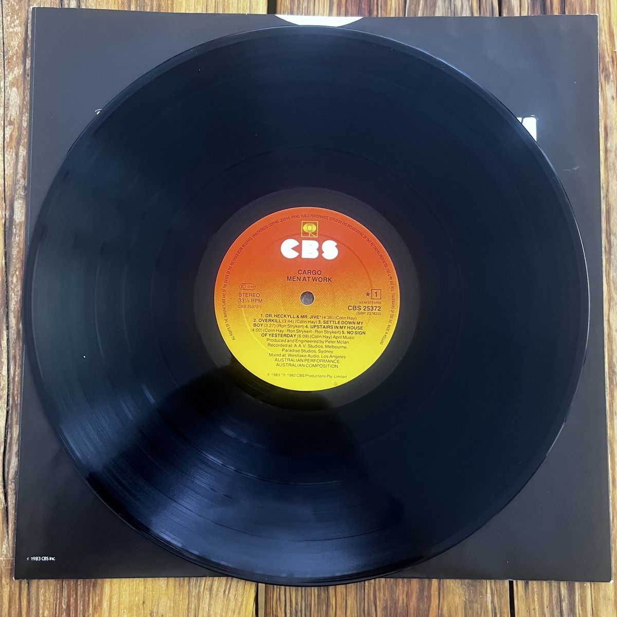 Schallplatten: Men At Work Cargo - LP Vinyl – Gebraucht aus Umiken von mar_p7n9 4