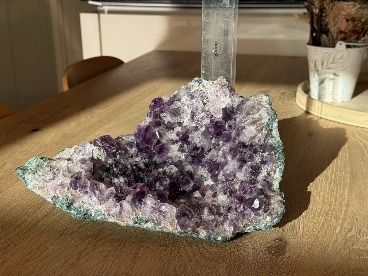 Minerali & Pietre curative: Druse améthyste pierre mineraux geode – Usato da Fleurier venduto da salar 3