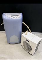 Klimagerät Carrier Holiday ICE mit Ausseneinheit blau