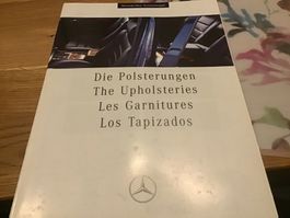 Mercedes-Benz Polsterungen Verkaufsprospekt 16 Seiten 2.1991