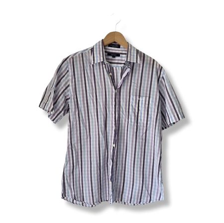 Chemise GANT rayée manches courtes, taille M