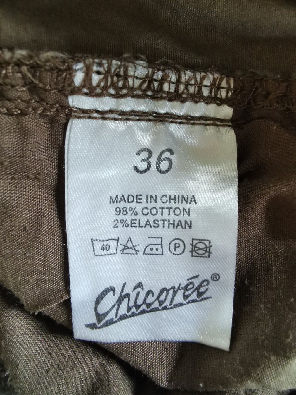 Hosen: Chicorée; braune Hose / Chino Hose Gr. 36 – Gebraucht aus Boniswil von Totomat-Lady 5